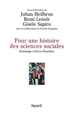 bokomslag Pour une histoire des sciences sociales