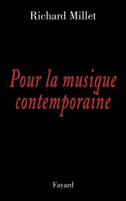 Pour la musique contemporaine