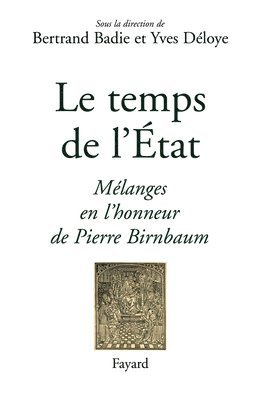 Le temps de l'État 1