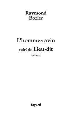 bokomslag L'homme-ravin