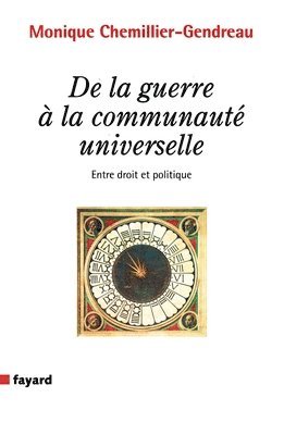 bokomslag de la Guerre a la Communaute Universelle