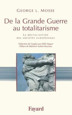 bokomslag De la grande guerre au totalitarisme