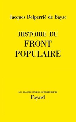 bokomslag Histoire du Front populaire