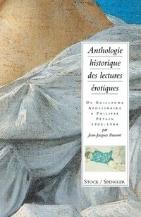 bokomslag Anthologie historique des lectures érotiques Tome 3