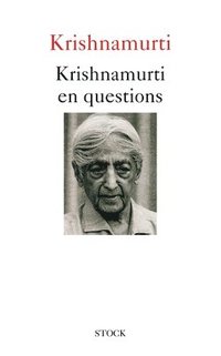 bokomslag Krishnamurti en questions