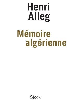 bokomslag Memoire Algerienne