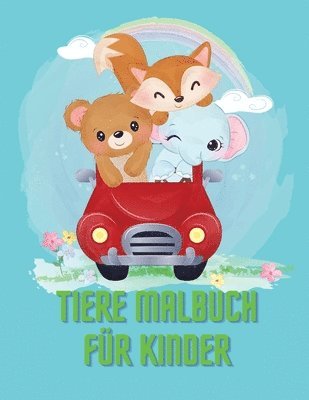 bokomslag Tiere Malbuch Fr Kinder