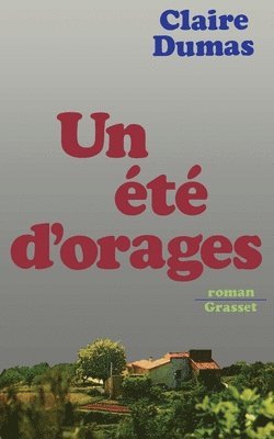 bokomslag Un été d'orages