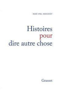 bokomslag Histoires pour dire autre chose