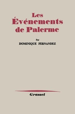 bokomslag Les événements de Palerme