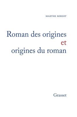 bokomslag Roman des origines et origines du roman