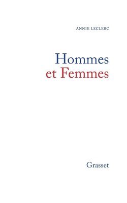 bokomslag Hommes et femmes