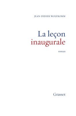 La Lecon Inaugurale 1