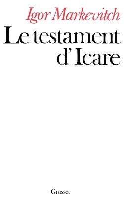 bokomslag Le testament d'Icare