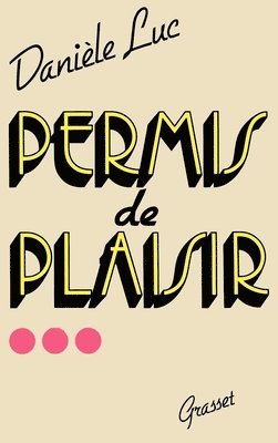 bokomslag Permis de plaisir