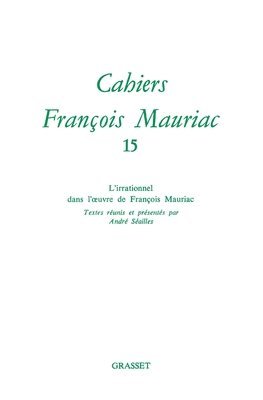 bokomslag Cahiers numéro 15 (1988)