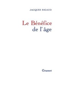 bokomslag Le bénéfice de l'âge