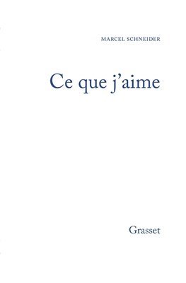 bokomslag Ce que j'aime