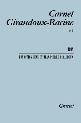 bokomslag Carnet Giraudoux-Racine Tome 4