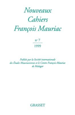 bokomslag Nouveaux Cahiers François Mauriac n°07