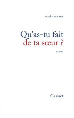 Qu'as-tu fait de ta soeur ? 1