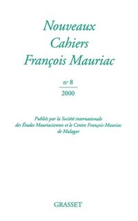 bokomslag Nouveaux cahiers François Mauriac n°08