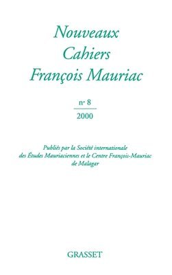 bokomslag Nouveaux cahiers François Mauriac n°08