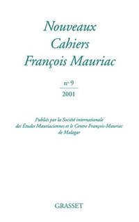 bokomslag Nouveaux cahiers François Mauriac n°09