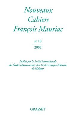 bokomslag Nouveaux cahiers François Mauriac n° 10