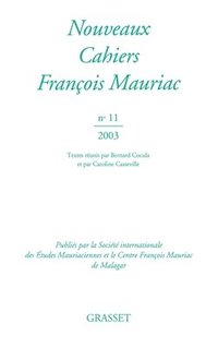 bokomslag Nouveaux Cahiers Francois Mauriac n°11