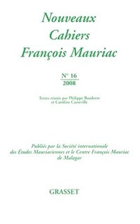 bokomslag Nouveaux cahiers François Mauriac N°16