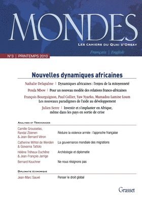 bokomslag Mondes n°3 - Les cahiers du Quai d'Orsay