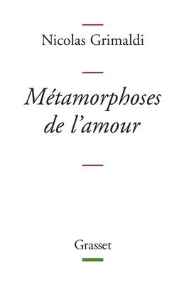 bokomslag Métamorphoses de l'amour