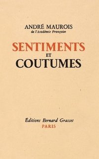 bokomslag Sentiments et coutumes