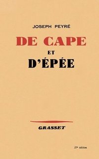 bokomslag De cape et d'épée