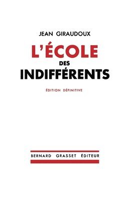 bokomslag L'école des indifférents