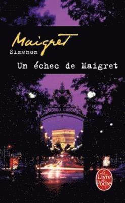 bokomslag Un echec de Maigret