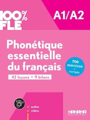 bokomslag 100% FLE - Phonétique essentielle du français A1/A2