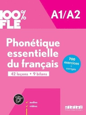 bokomslag 100% FLE - Phontique essentielle du franais B1/B2