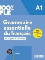 bokomslag 100% FLE - Grammaire essentielle du franais A1 - livre + didierfle.app