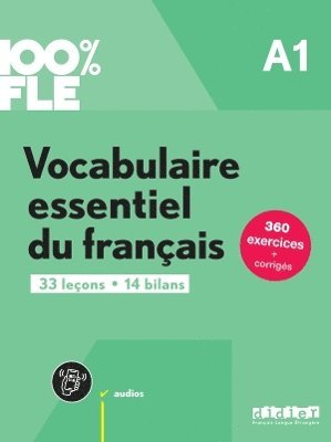 bokomslag 100% FLE - Vocabulaire essentiel du franais A1 + didierfle.app