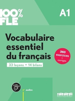 bokomslag 100% FLE - Vocabulaire essentiel du français A1 + didierfle.app