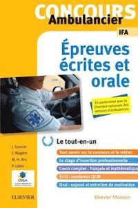 bokomslag Concours Ambulancier - ?crit et oral - IFA