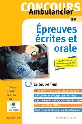 bokomslag Concours Ambulancier - crit et oral - IFA