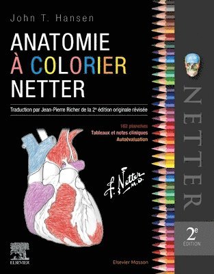 John T. Hansen - Anatomie � colorier Netter, Häftad