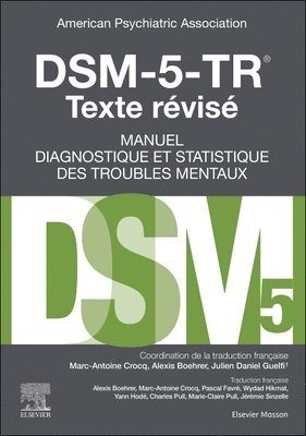 bokomslag DSM-5-TR Manuel diagnostique et statistique des troubles mentaux, texte rvis