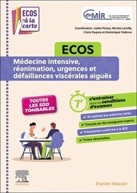bokomslag ECOS M?decine intensive, r?animation, urgences et d?faillances visc?rales aigu?s