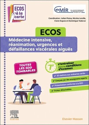 bokomslag ECOS M?decine intensive, r?animation, urgences et d?faillances visc?rales aigu?s