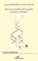 Laulan Yves Marie - Peut-on se satisfaire de la natalité en France et en Europe ?, Häftad