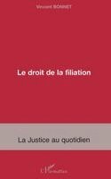 Vincent Bonnet - droit de la filiation, Häftad